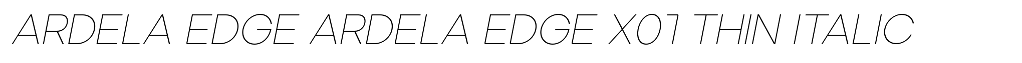 Ardela Edge ARDELA EDGE X01 Thin Italic image
